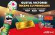 Castiga un lingou din aur sau una dintre cele 10 invitații la o seară de fotbal cu prietenii