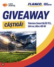 Castiga un televizor smart QLED TCL 4K