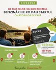 Castiga unul din cele 2 vouchere de carburant Oscar de 250 lei fiecare