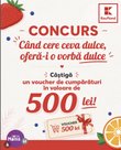 Castiga vouchere de cumpărături Kaufland în valoare de 500 de lei fiecare