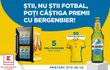Castiga minifrigidere Heinner pline cu bere Bergenbier sau tricouri oficiale de fotbal ale Echipei Naționale de Fotbal a României