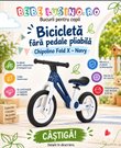 Castiga  o bicicletă fără pedale pliabilă Chipolino Fold X – Navy