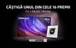 Caștiga un kit audio format din televizor Samsung OLED + boxă Wi-Fi Music Frame Samsung