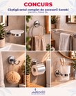 Castiga un set complet de accesorii Sanobi pentru baia ta