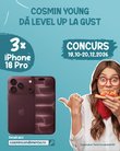 Castiga unul dintre cele 3 telefoane mobile Apple iPhone 18 Pro